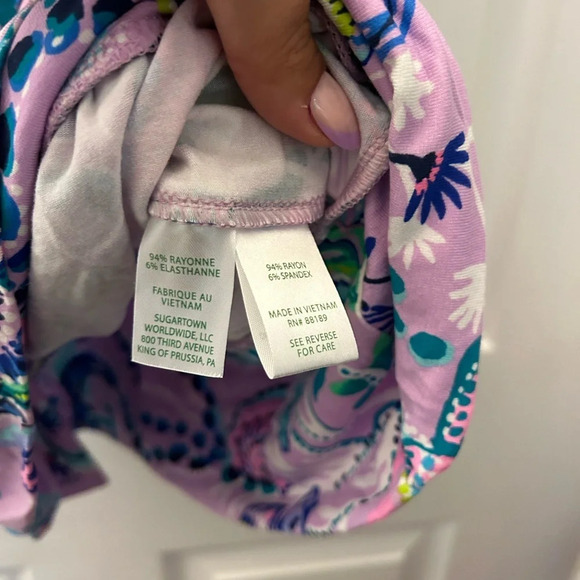 Lilly Pulitzer Bowen chain link top M - Picture 7 of 8